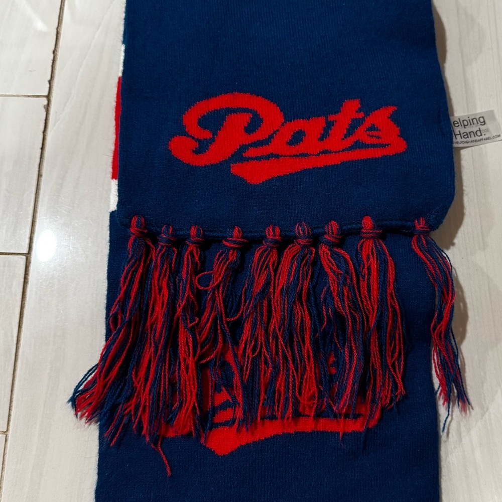 Blue and Red Regina Pats Scarf